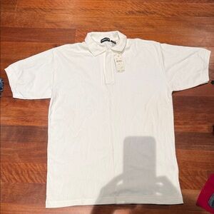 Claiborne White Polo Shirt